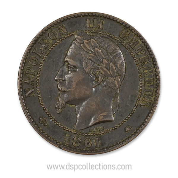 0025 10 centimes napoleon III