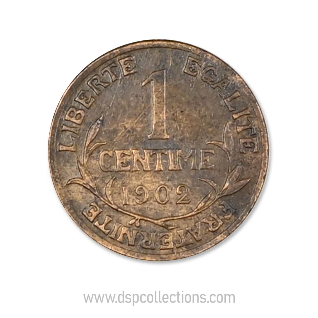 FRANCE, pièce de 1 Centime Daniel Dupuis 1902