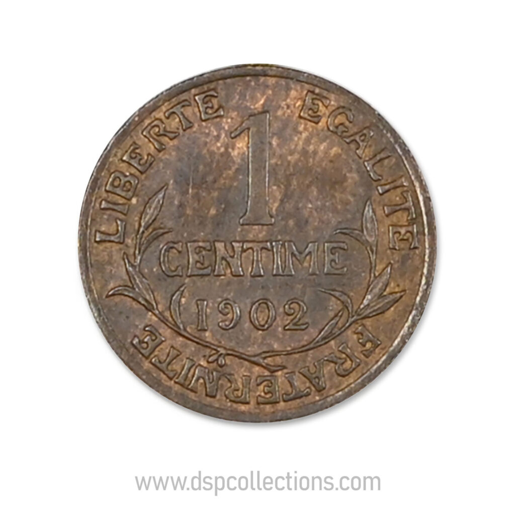 FRANCE, pièce de 1 Centime Daniel Dupuis 1902