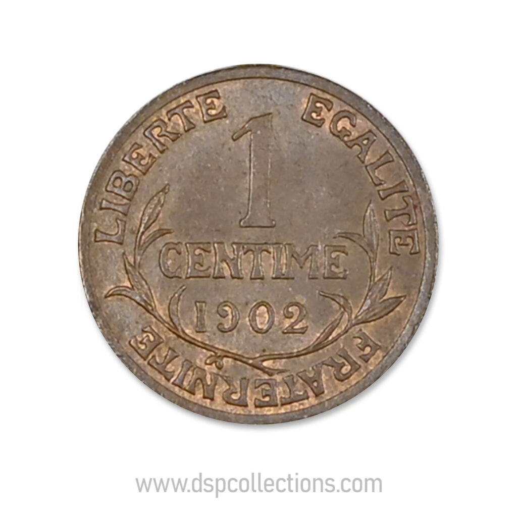 FRANCE, pièce de 1 Centime Daniel Dupuis 1902