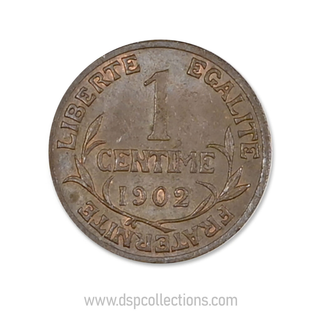 FRANCE, pièce de 1 Centime Daniel Dupuis 1902