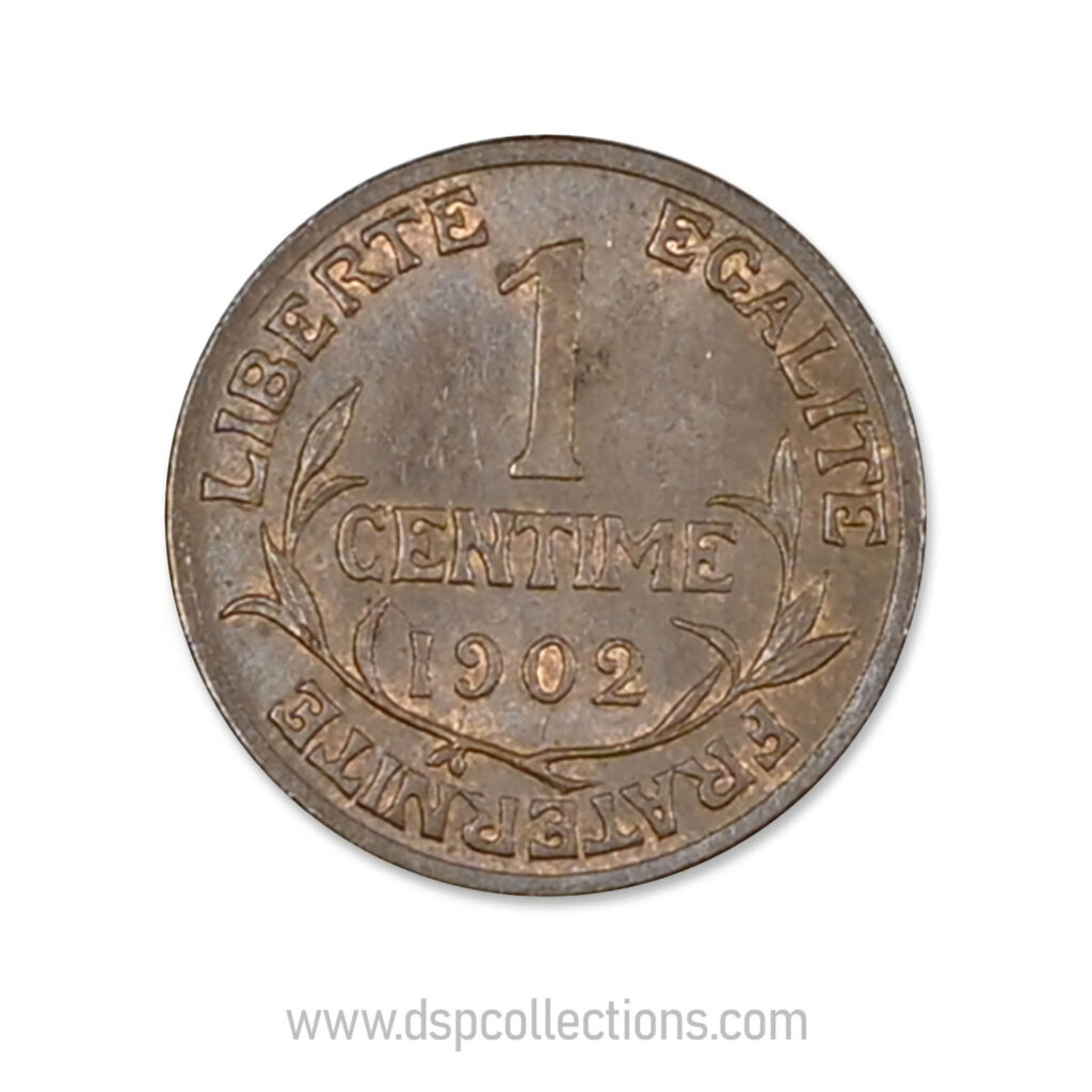 FRANCE, pièce de 1 Centime Daniel Dupuis 1902