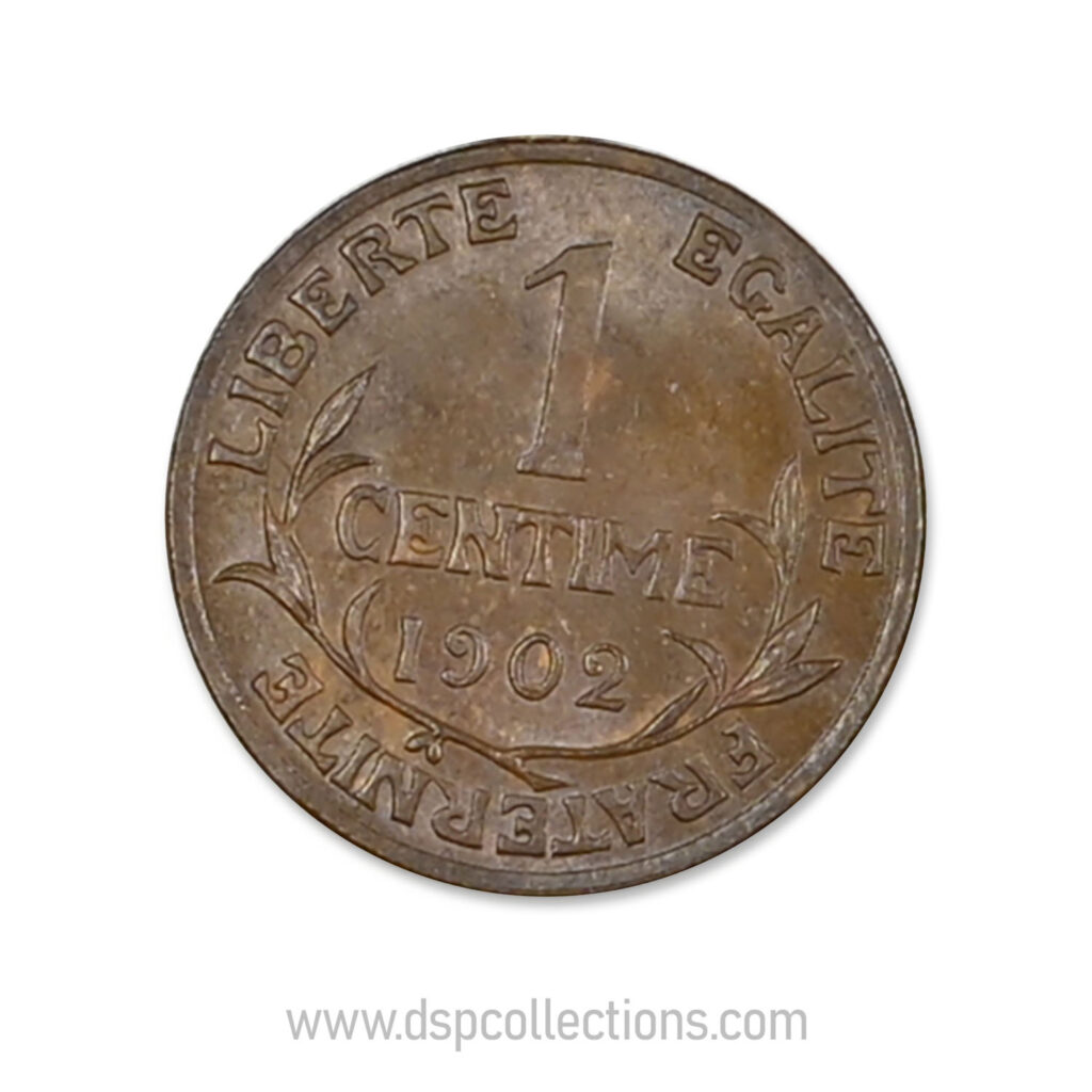 FRANCE, pièce de 1 Centime Daniel Dupuis 1902