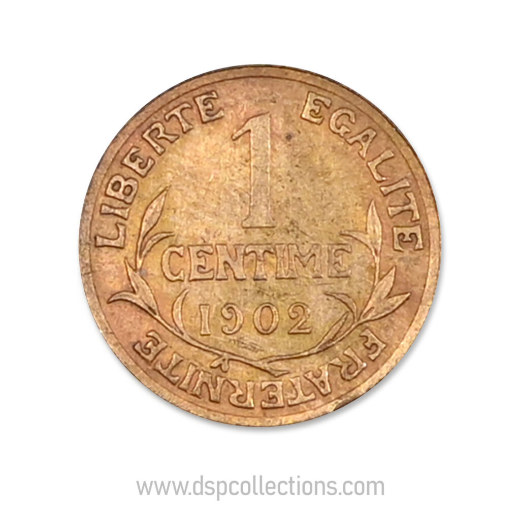 FRANCE, pièce de 1 Centime Daniel Dupuis 1902