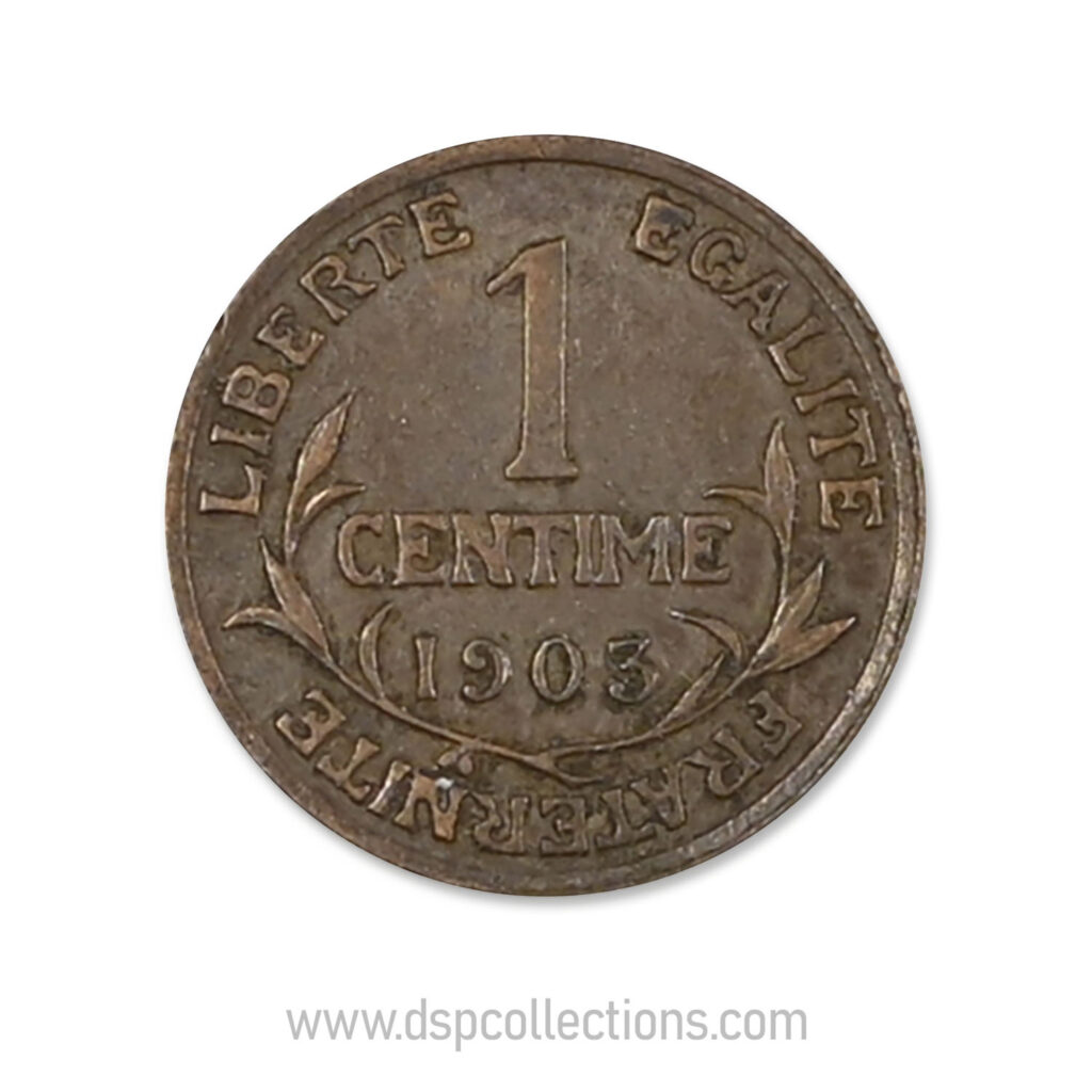 FRANCE, pièce de 1 Centime Daniel Dupuis 1903