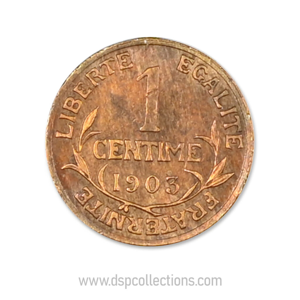 FRANCE, pièce de 1 Centime Daniel Dupuis 1903