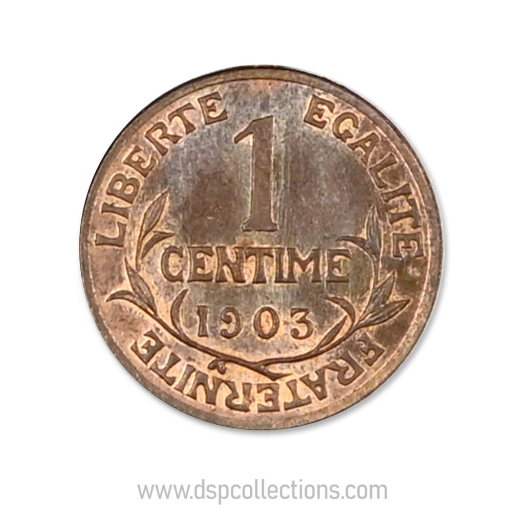 FRANCE, pièce de 1 Centime Daniel Dupuis 1903