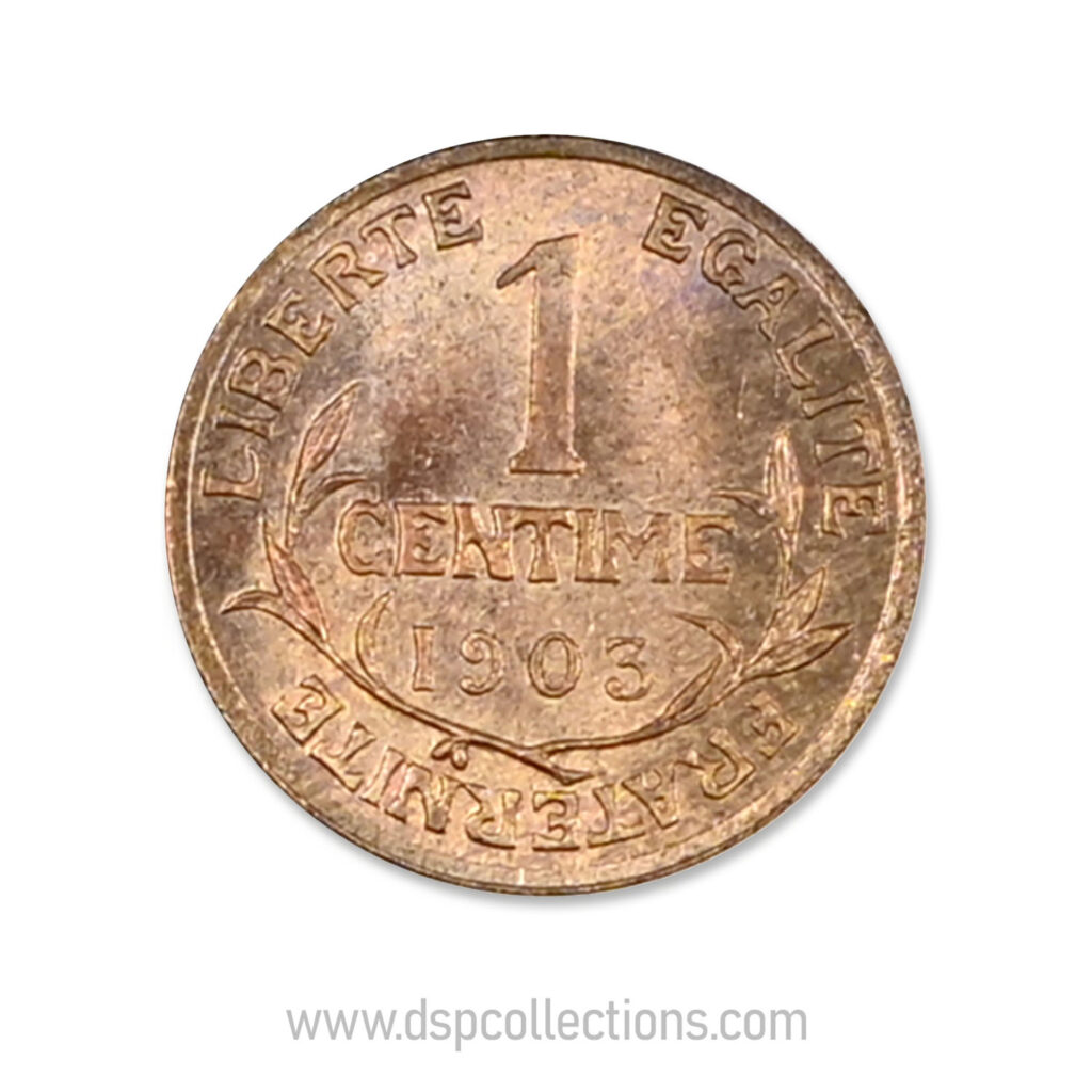 FRANCE, pièce de 1 Centime Daniel Dupuis 1903