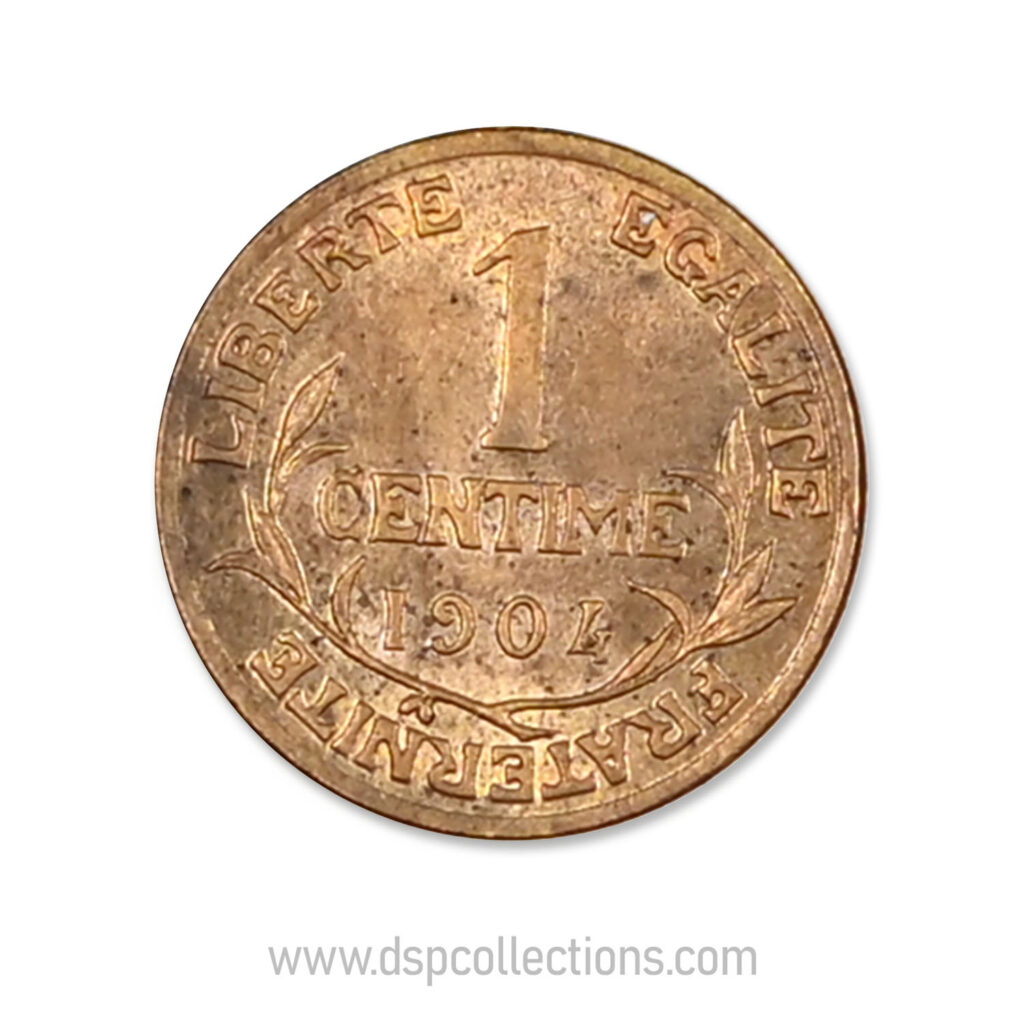 FRANCE, pièce de 1 Centime Daniel Dupuis 1904