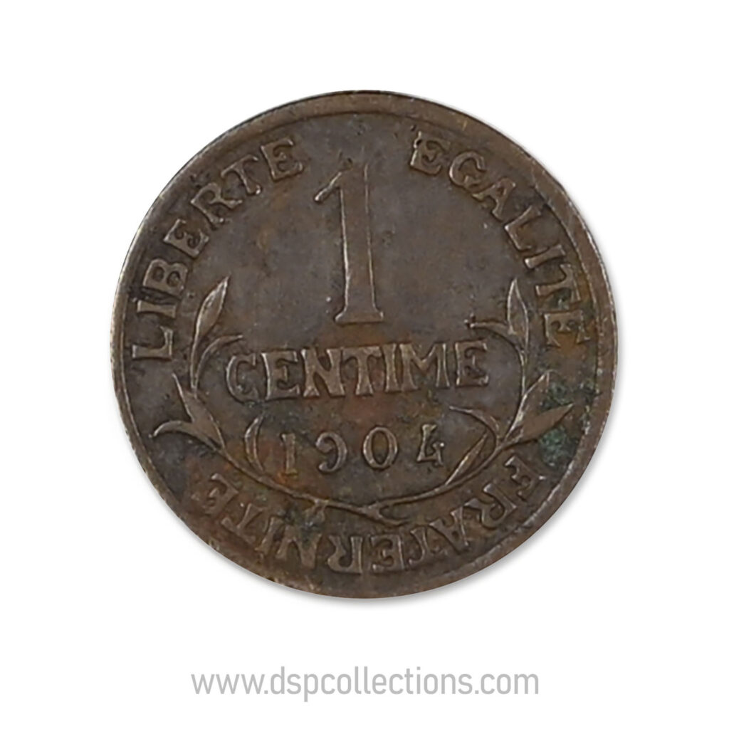 FRANCE, pièce de 1 Centime Daniel Dupuis 1904