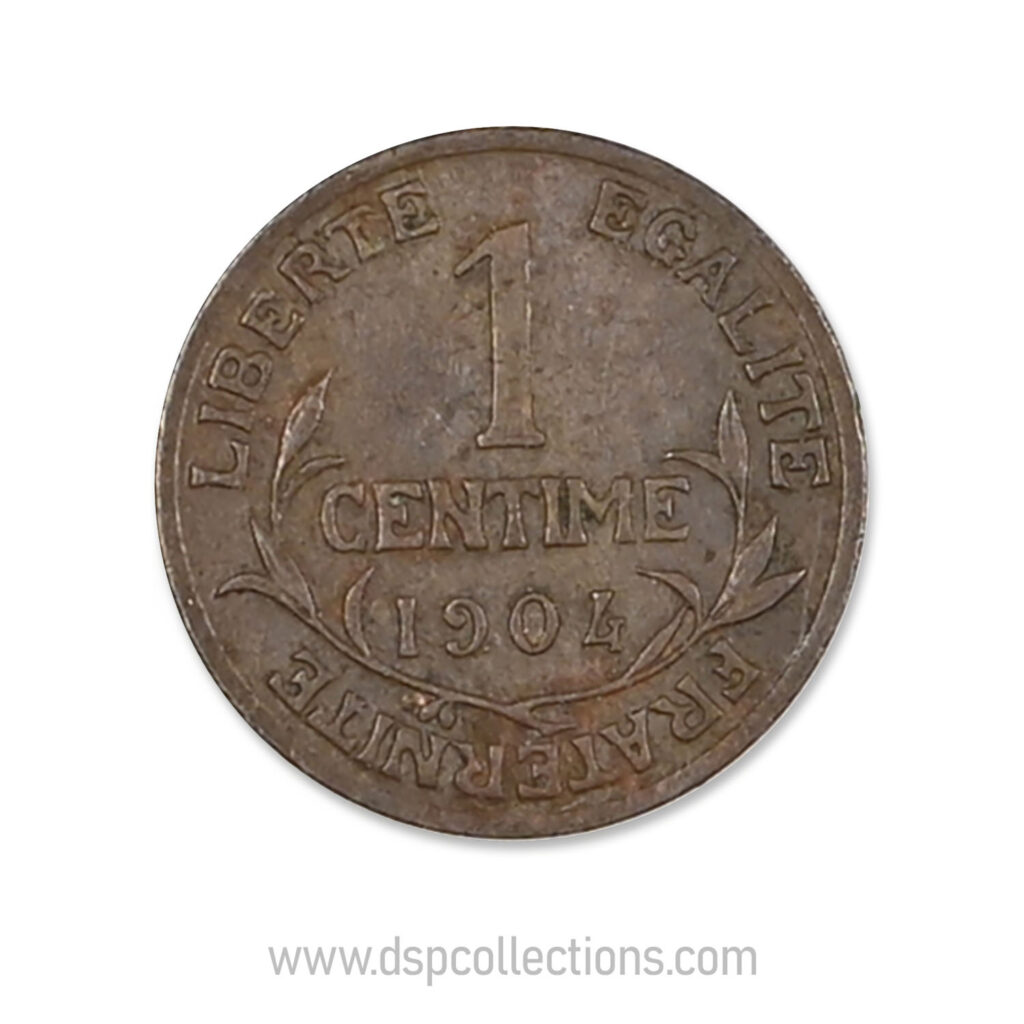 FRANCE, pièce de 1 Centime Daniel Dupuis 1904