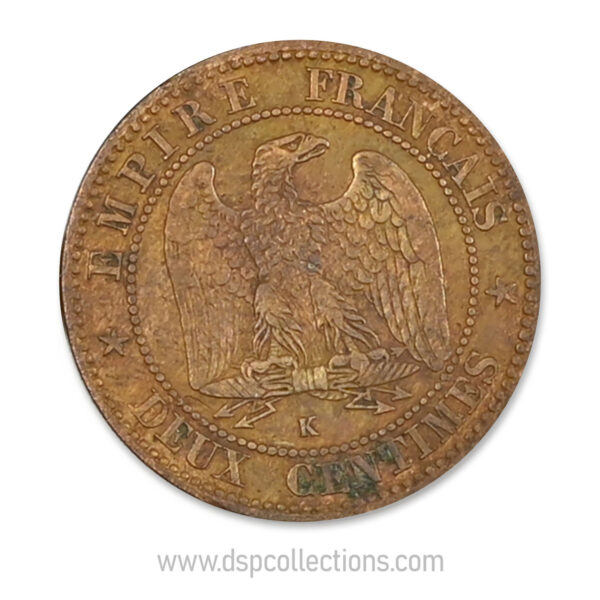 0158 2 centimes napoleon III