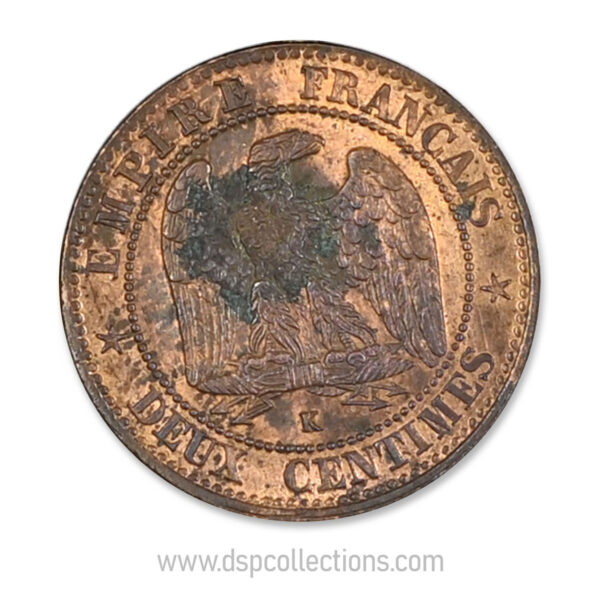 0182 2 centimes napoleon III