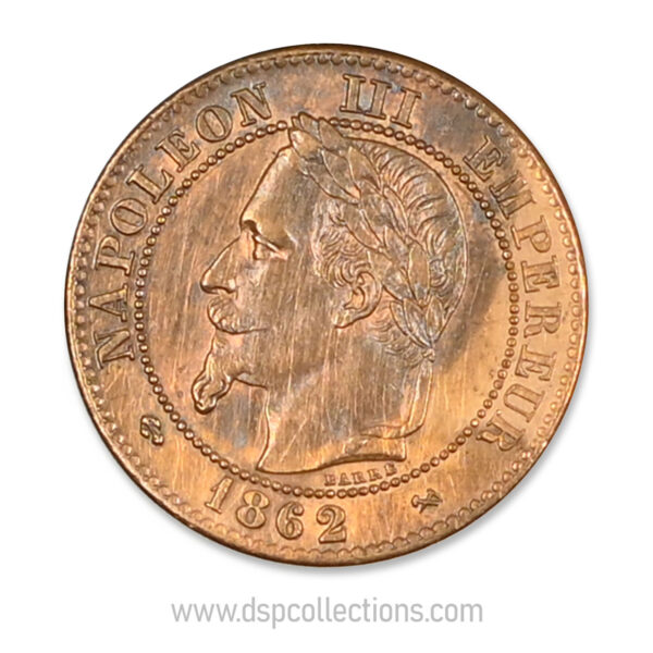 0185 2 centimes napoleon III