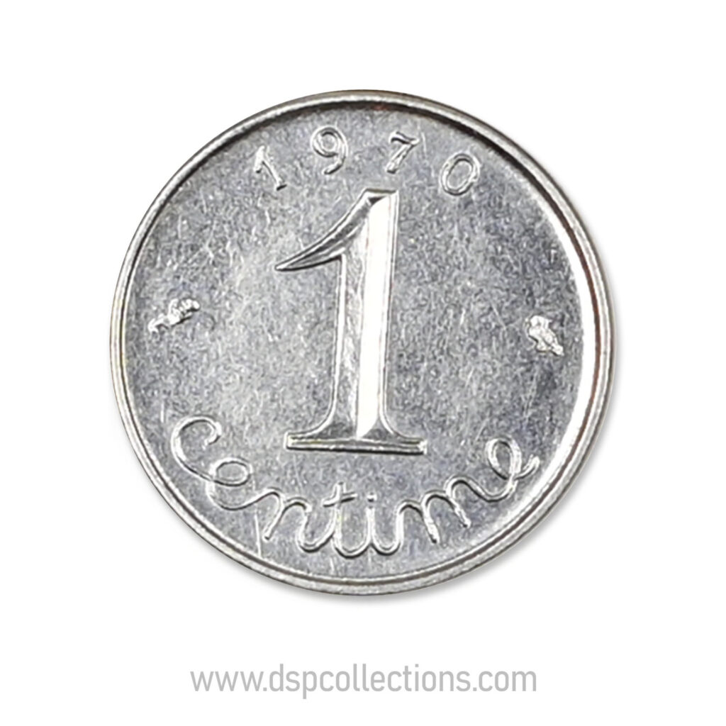 FRANCE, pièce de 1 Centime Épi 1970