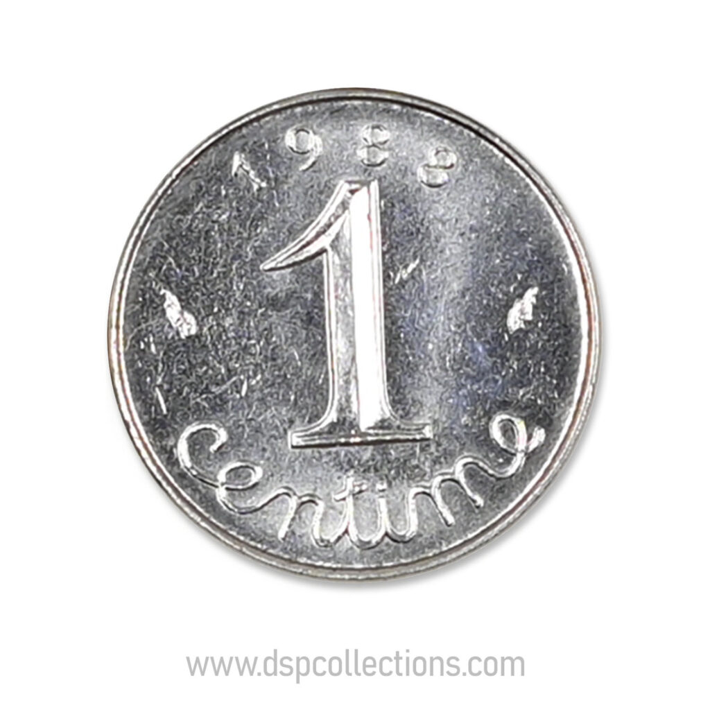 FRANCE, pièce de 1 Centime Épi 1988