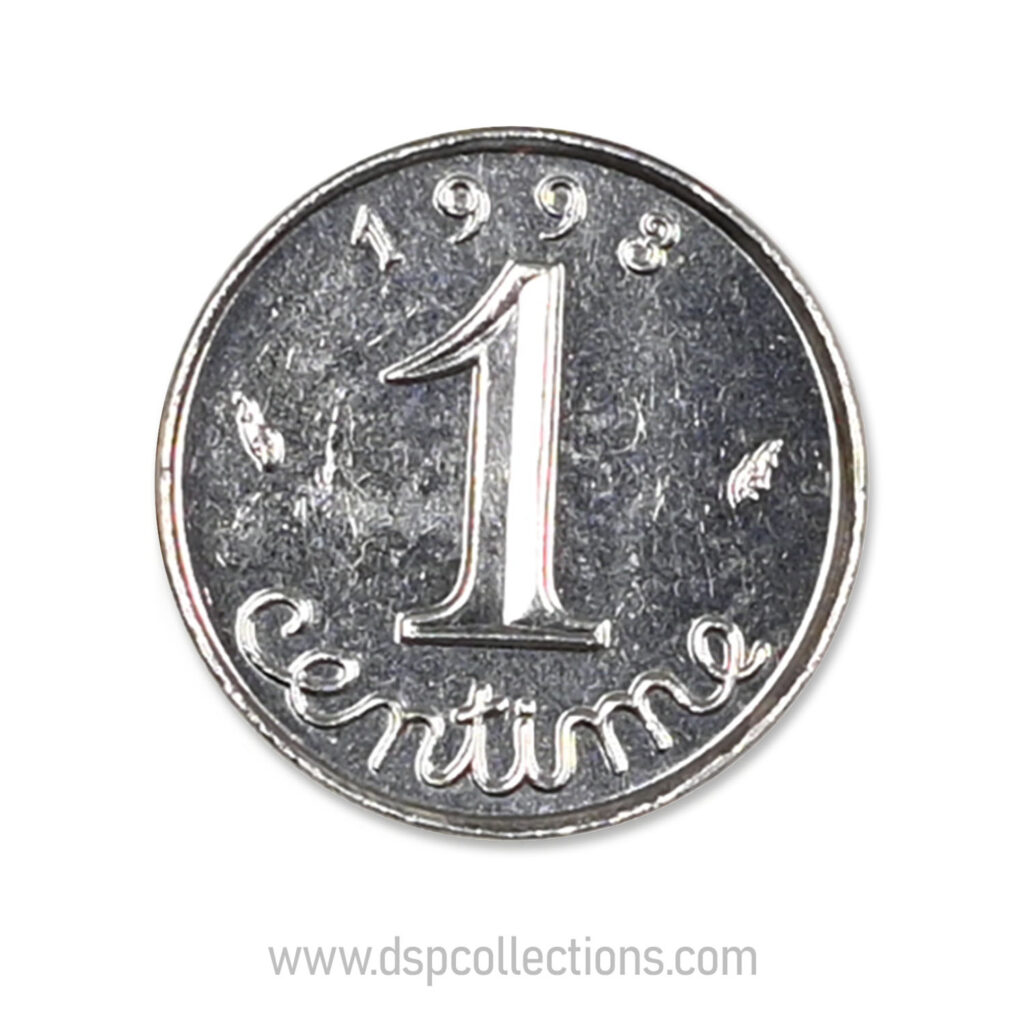 FRANCE, pièce de 1 Centime Épi 1993