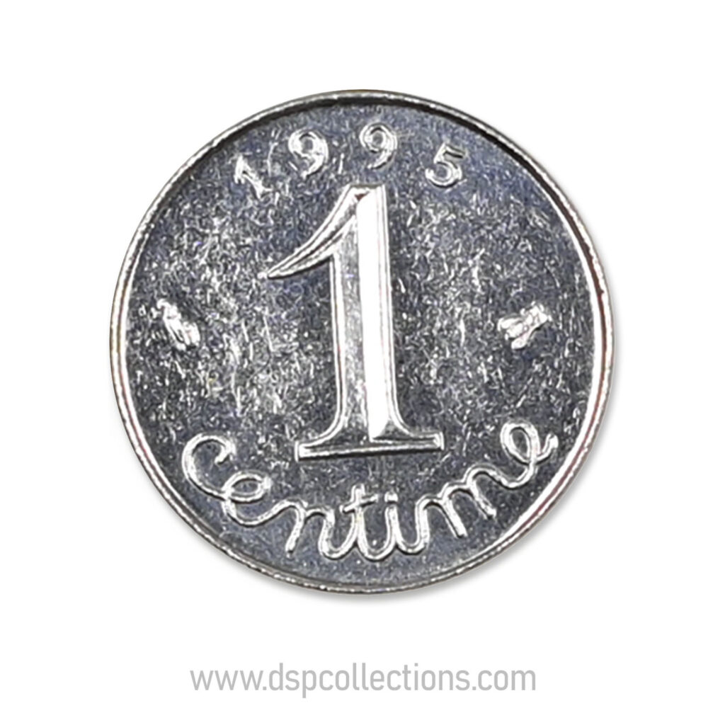 FRANCE, pièce de 1 Centime Épi 1995