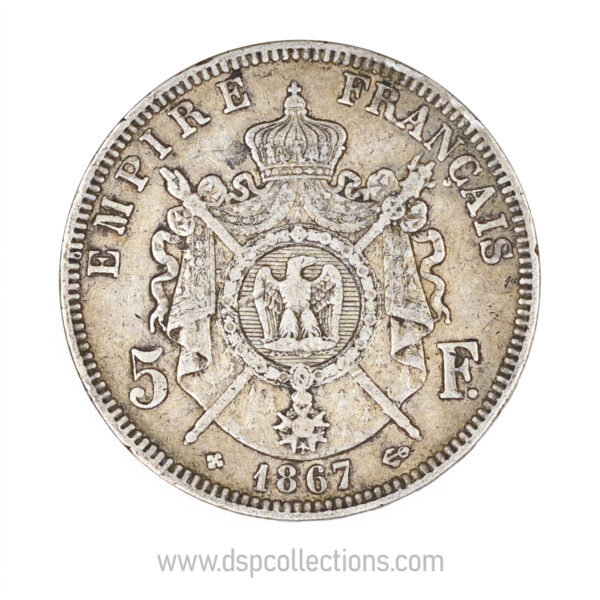 0581 5 francs napoleon III