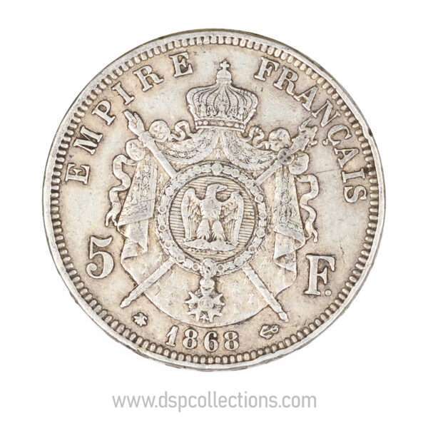 0589 5 francs napoleon III