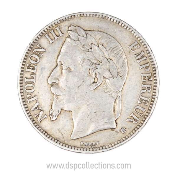 0596 5 francs napoleon III