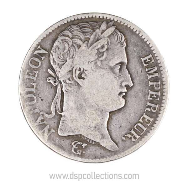 FRANCE, pièce de 5 Francs Napoléon Ier, 1808 B / Rouen – Image 2