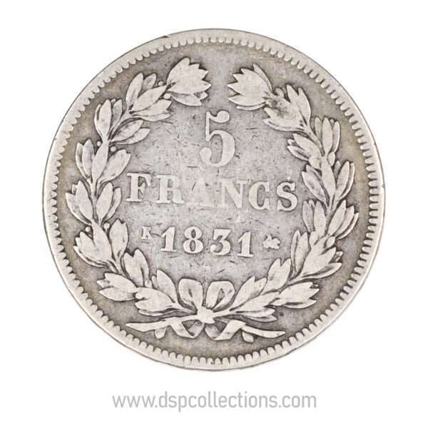 0695 5 francs louis philippe 1er