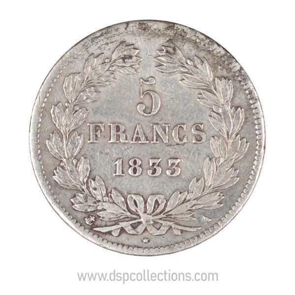 0699 5 francs louis philippe 1er