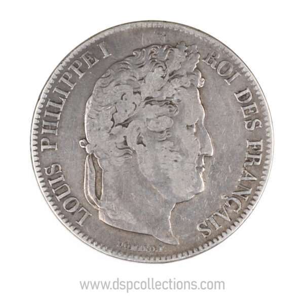 FRANCE, pièce de 5 Francs Louis Philippe Ier, 1833 T / Nantes – Image 2