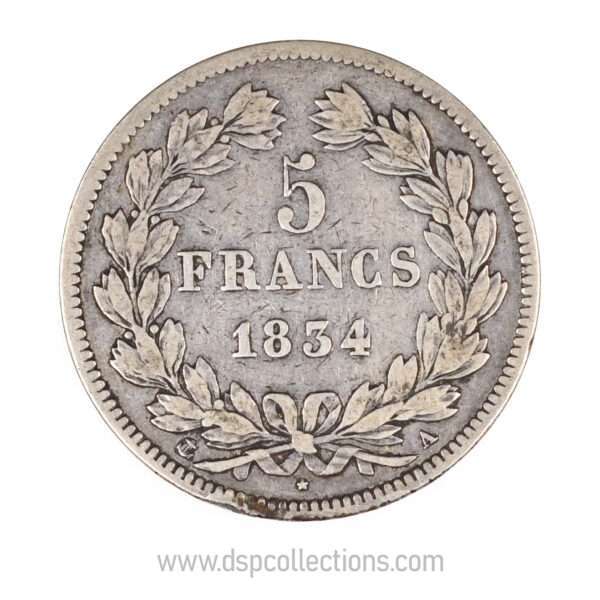 0709 5 francs louis philippe 1er