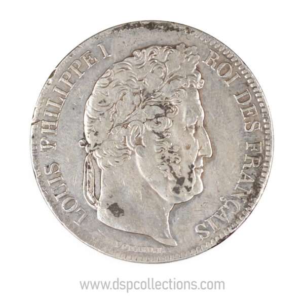 FRANCE, pièce de 5 Francs Louis Philippe Ier, 1834 B / Rouen – Image 2