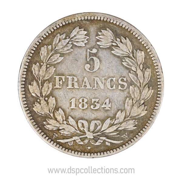 0717 5 francs louis philippe 1er