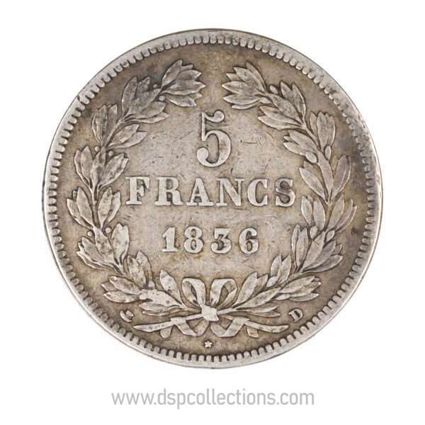 0729 5 francs louis philippe 1er