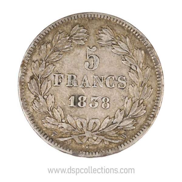 0731 5 francs louis philippe 1er