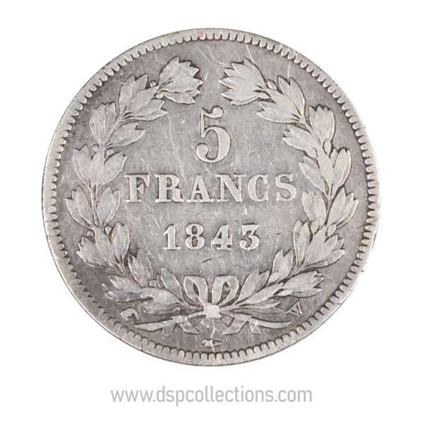 0751 5 francs louis philippe 1er