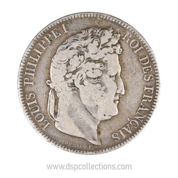 0752 5 francs louis philippe 1er