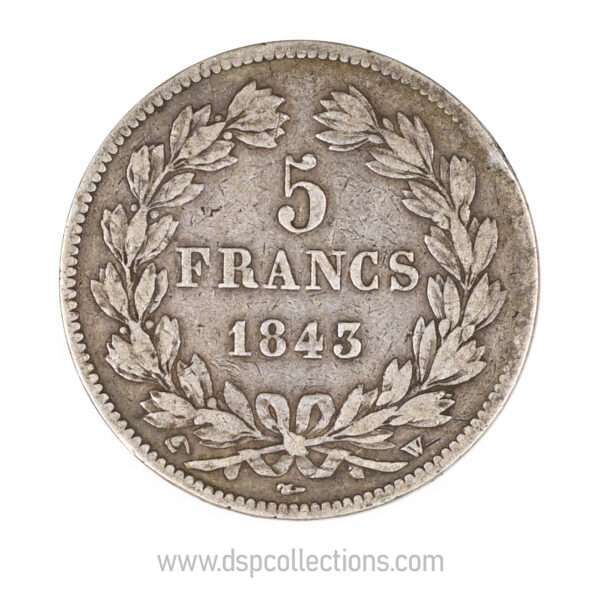 0753 5 francs louis philippe 1er