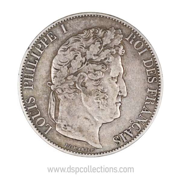 FRANCE, pièce de 5 Francs Louis Philippe Ier, 1847 A / Paris – Image 2