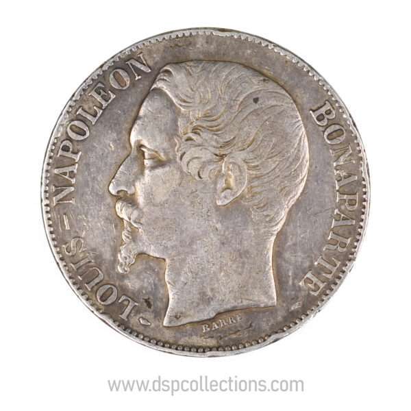 FRANCE, pièce de 5 Francs Napoléon III, 1852 A / Paris – Image 2