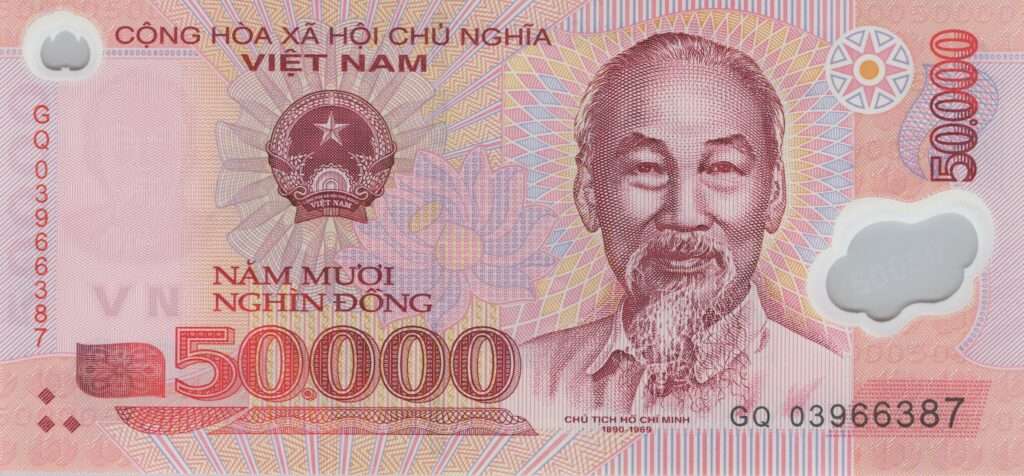 VIETNAM billet de 50.000 Dong Polymère 2003, Ho Chi Minh