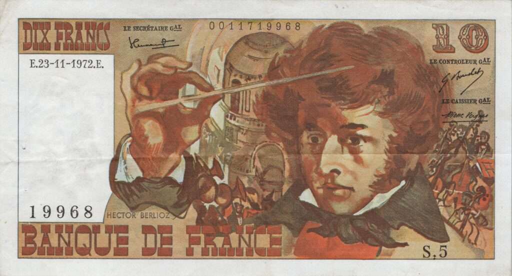 FRANCE billet de 10 Francs Hector Berlioz 23-11-1972