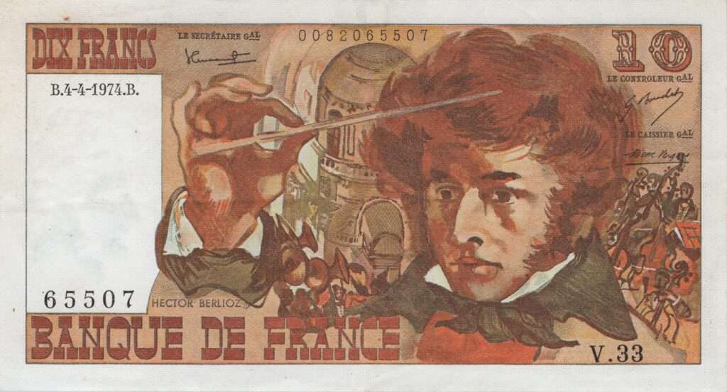 FRANCE billet de 10 Francs Hector Berlioz 04-04-1974