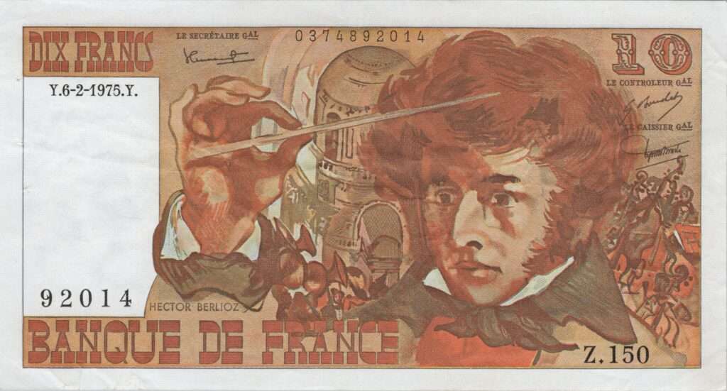 FRANCE billet de 10 Francs Hector Berlioz 06-02-1975