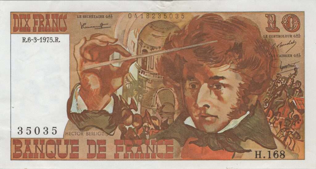 FRANCE billet de 10 Francs Hector Berlioz 06-03-1975