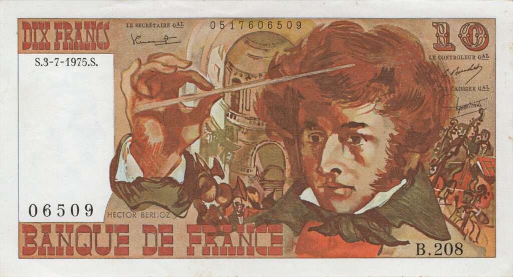 FRANCE billet de 10 Francs Hector Berlioz 03-07-1975