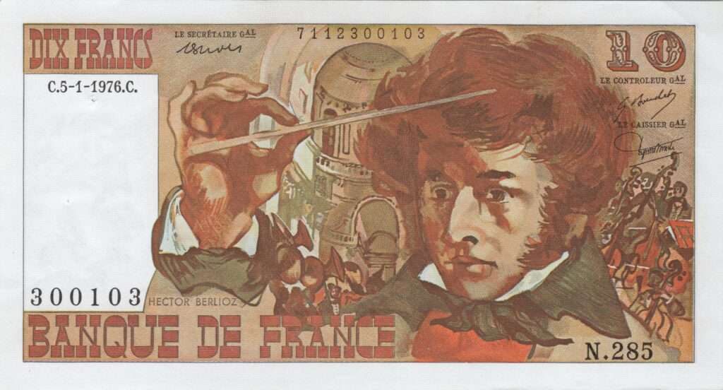 FRANCE billet de 10 Francs Hector Berlioz 05-01-1976