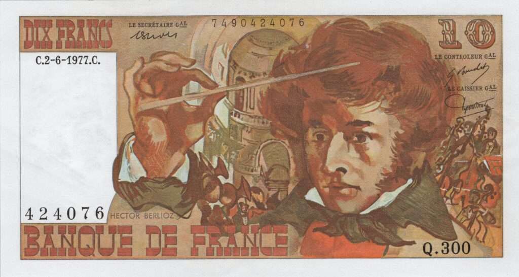 FRANCE billet de 10 Francs Hector Berlioz 02-06-1977