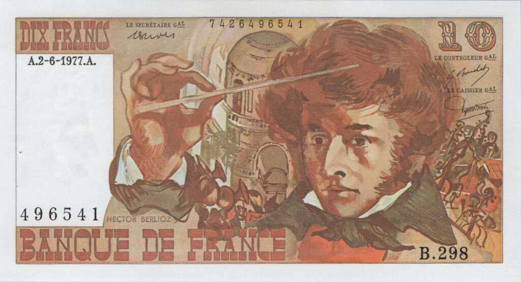 FRANCE billet de 10 Francs Hector Berlioz 02-06-1977