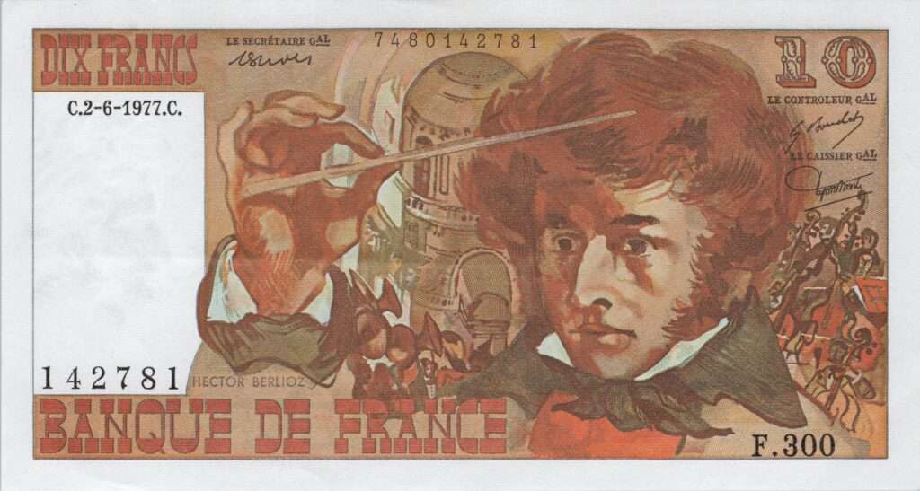 FRANCE billet de 10 Francs Hector Berlioz 02-06-1977