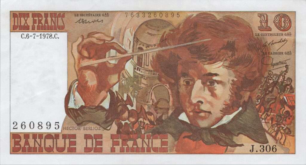 FRANCE billet de 10 Francs Hector Berlioz 06-07-1978